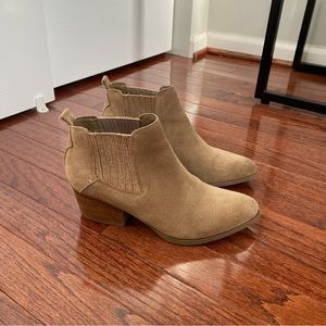 Crown Vintage Tan Suede Booties